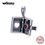 925 Sterling Silver Love Letter Charms for DIY Bracelet