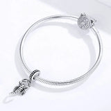925 Silver Scorpio Constellation Pendant Bead Charm DIY Jewelry