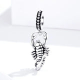 925 Silver Scorpio Constellation Pendant Bead Charm DIY Jewelry