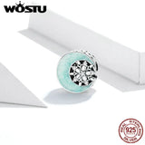 925 Silver Snow Moonlight Charm Bead for European Bracelet DXC1653