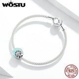 925 Silver Snow Moonlight Charm Bead for European Bracelet DXC1653