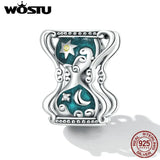 925 Silver Hourglass Sun & Moon Beads Women DIY Jewelry Making