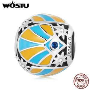 925 Silver Star Eye Charm Pendant Jewelry