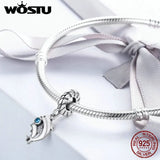 925 Silver Starfish Mermaid Tail Charms Pendant for Bracelets Women Gift
