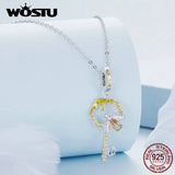 925 Silver Sunflower Heart Charm Cystal Pendant Honeycomb & Key Bead DIY