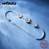 925 Silver Turkey Evil Eye Tennis Bracelet Zircon Layer Wrist Link
