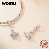 925 Silver Dress Bead with Zircon for Women