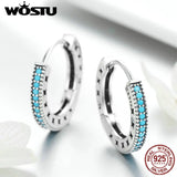 925 Sterling Silver Bohemia Hoop Earrings Anniversary Gift