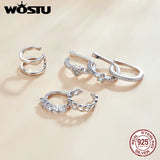 925 Silver Ear Clip Earrings Women Anniversary Party Gift CQE1022