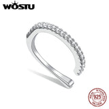 925 Silver Ear Clip Earrings Women Anniversary Party Gift CQE1022
