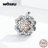 925 Sterling Silver Good Luck Beads Charm Bracelet Bangle Jewelry