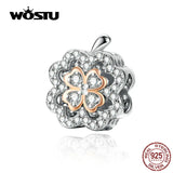 925 Sterling Silver Good Luck Beads Charm Bracelet Bangle Jewelry