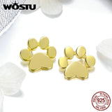 925 Silver Heart Star Zircon Stud Earrings Wedding Jewelry