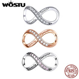 925 Sterling Silver Infinite Symbols Love Beads Charms for Bracelet