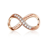 925 Sterling Silver Infinite Symbols Love Beads Charms for Bracelet