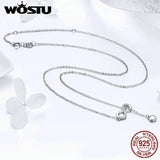 Infinity Love Heart Pendant Necklace Silver Jewelry Romantic Gift