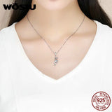 925 Silver Mermaid Tear Sea Crystal Bead Charm for Bracelet Pendant