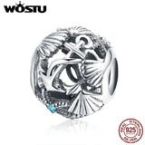 925 Sterling Silver Vine Bead Charm Pendant for Bracelets
