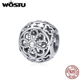 925 Sterling Silver Vine Bead Charm Pendant for Bracelets