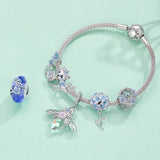 925 Silver Ladybug Charm Pendant for Bracelet DIY Jewelry Gift