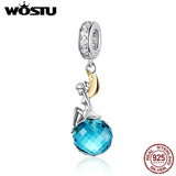 925 Silver Ladybug Charm Pendant for Bracelet DIY Jewelry Gift