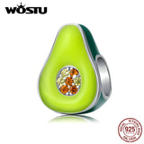 925 Sterling Silver Vegetable Fruit Charms Pendant DIY Jewelry Gift Making