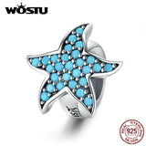 925 Silver Starfish Charms Pendant for Bracelets DIY Jewelry Gift