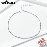 925 Sterling Silver Barefoot Sandal Anklet Chain Beaded Foot Jewelry