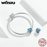 925 Sterling Silver Blossom Flower Beads Charm for DIY Jewelry Making