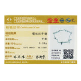 925 Silver Moon & Stars Chain Bracelet For Women CQB007