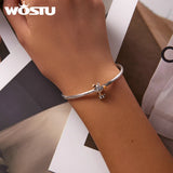 925 Silver Dog Pendant Beads for Bracelets Necklace