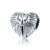 925 Silver Angel Wings Beads Charms for Bracelets and Necklaces