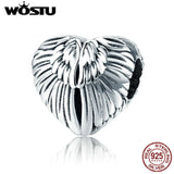 925 Silver Angel Wings Beads Charms for Bracelets and Necklaces