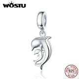 Dolphin Animal Dangle Charm 925 Silver Bead Bracelet Pendant CQC1206