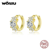 925 Silver Rose Small Earrings Wedding Jewelry