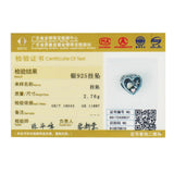 925 Sterling Silver Heart Beads for Charm Bracelet