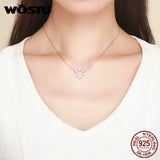 Flower Round 925 Silver Pendant Necklace for Women FNN028