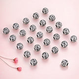 925 Sterling Silver DIY Letters Bead Charm Pendant Fit Bracelet Bangle