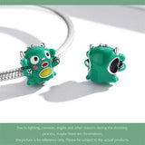 925 Silver Monster Beads Charms Fit Bracelets DIY Jewelry