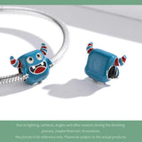925 Silver Monster Beads Charms Fit Bracelets DIY Jewelry