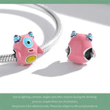 925 Silver Monster Beads Charms Fit Bracelets DIY Jewelry