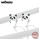 925 Sterling Silver Animal Stud Earrings Women Girls Flowers Jewelry Gift