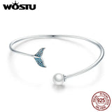 925 Sterling Silver Mermaid's Tear Pearls Friendship Bracelet