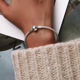 925 Sterling Silver Love Bracelet For Women - DIY Beads Charm Jewelry