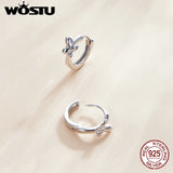 Sterling Silver Hoops Earrings for Women 925 Silver Circle Earrings