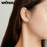 Sterling Silver Hoops Earrings for Women 925 Silver Circle Earrings