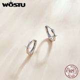 Sterling Silver Hoops Earrings for Women 925 Silver Circle Earrings