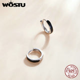 Sterling Silver Hoops Earrings for Women 925 Silver Circle Earrings