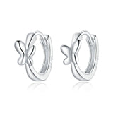 Sterling Silver Hoops Earrings for Women 925 Silver Circle Earrings