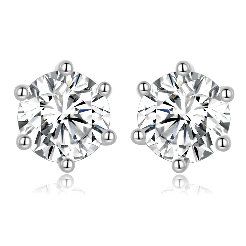 925 Sterling Silver Lucky Forever Stud Earrings